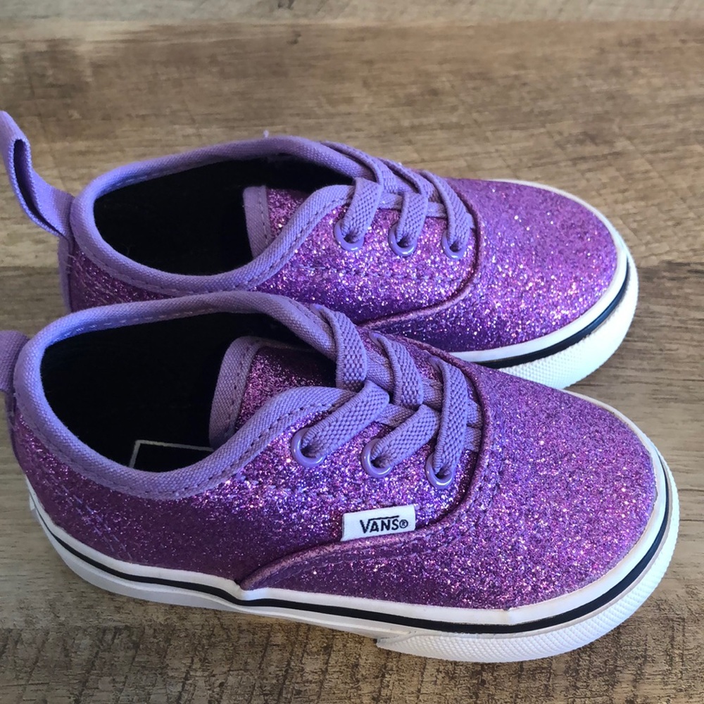 Purple Sparkle Vans